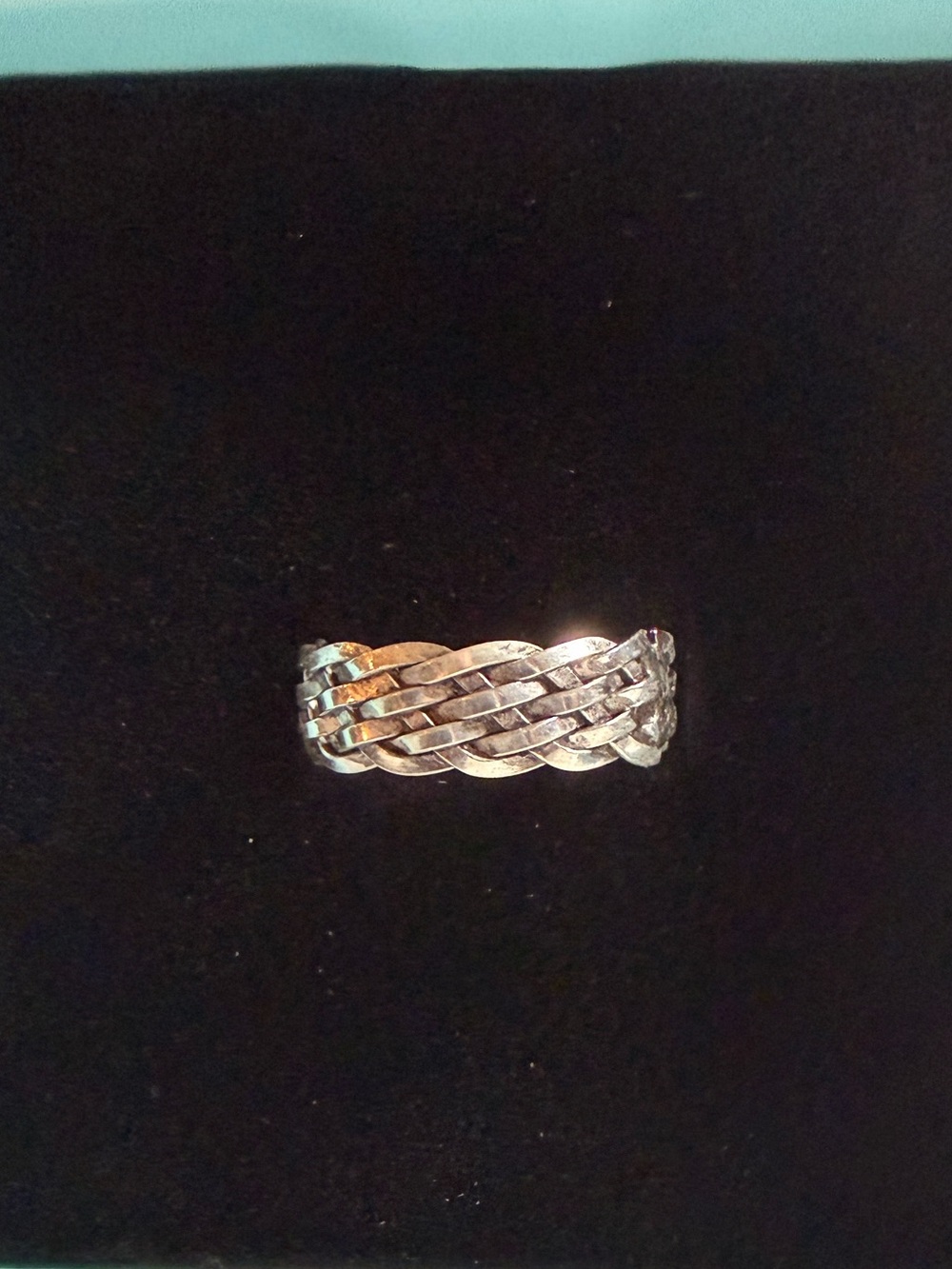 Sterling Silver Weave Ring